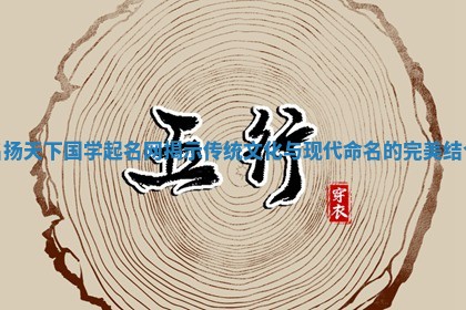 名扬天 〰 下 😰 国学起名网揭示传统文化与现代命名的完美结合