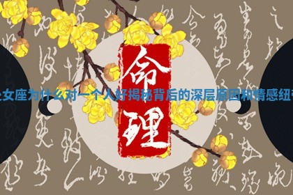 处女座为什么对 💔 一个人好揭秘背后的深 🥠 层原因和情感纽带 处女座为什么对 💔 一个人好揭秘背后的深 🥠 层原因和情感纽带