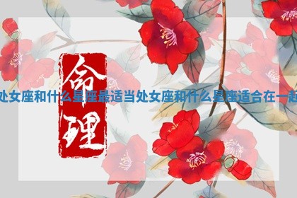 处女座 🕥 和什么星座最适当 处女座和什么星座适合在一起 ⚫