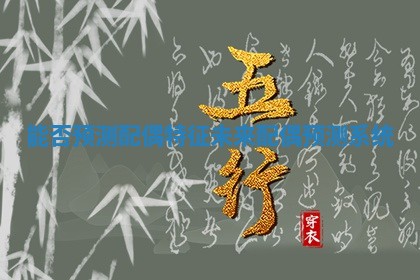 🍈 能否预测配偶 💝 特征_未来配偶预测系统 🍈 能否预测配偶 💝 特征_未来配偶预测系统